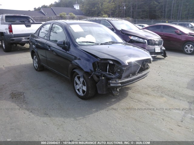 KL1TD5DE9BB193106 - 2011 CHEVROLET AVEO LS/LT Սև լուսանկար 1