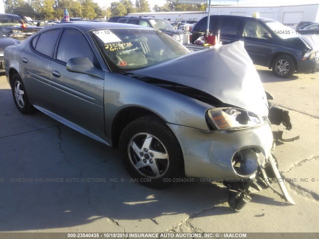 2G2WS522041284146 - 2004 PONTIAC GRAND PRIX GT2 ნაცრისფერი ფოტო 1
