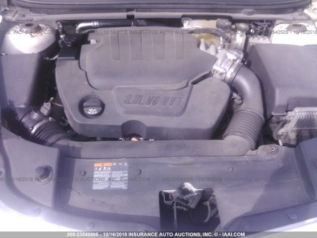 1G1ZE5E75BF384975 - 2011 CHEVROLET MALIBU LTZ 白色 照片 10