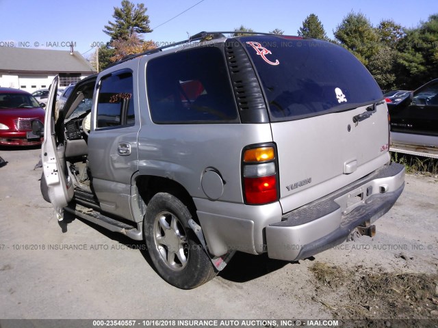 1GKEK63U94J301470 - 2004 GMC YUKON DENALI BEIGE photo 3