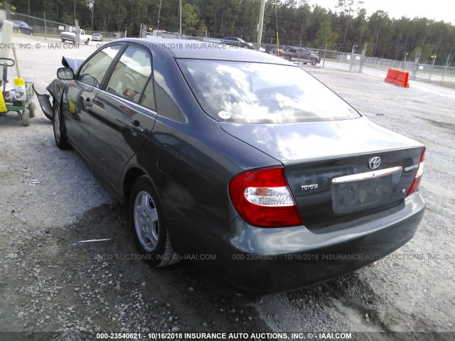 4T1BF32K434044566 - 2003 TOYOTA CAMRY LE/XLE/SE GREEN photo 3