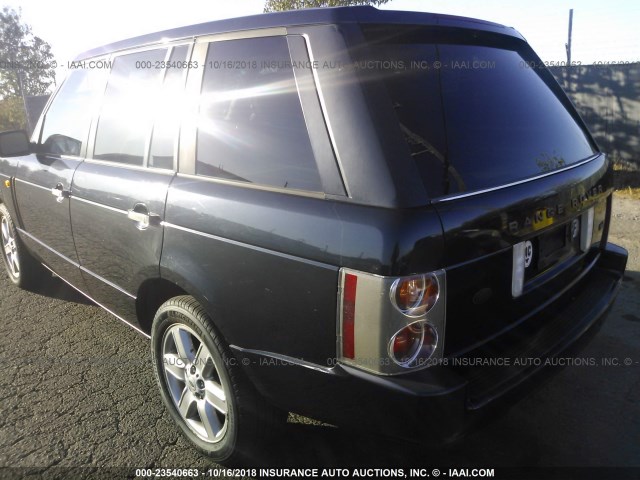 SALME11424A144409 - 2004 LAND ROVER RANGE ROVER HSE Navy photo 3