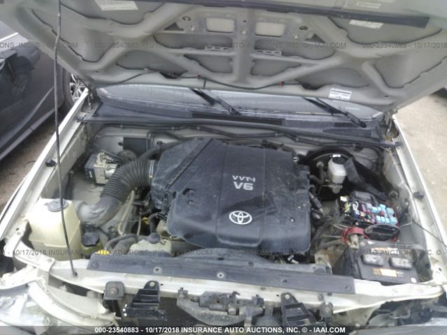 5TEJU62N88Z510435 - 2008 TOYOTA TACOMA DOUBLE CAB PRERUNNER SILVER photo 10