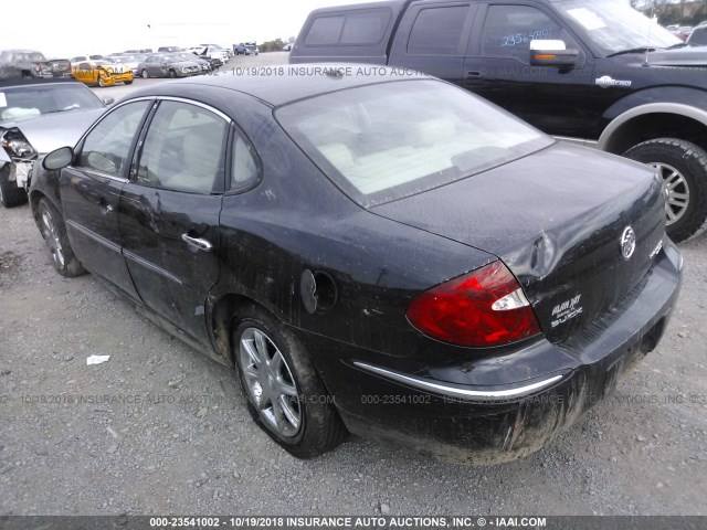 2G4WE587261284623 - 2006 BUICK LACROSSE CXS BLACK photo 3
