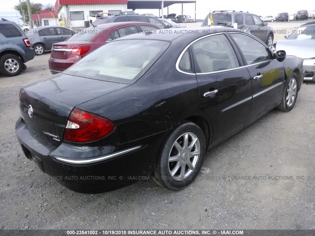 2G4WE587261284623 - 2006 BUICK LACROSSE CXS BLACK photo 4