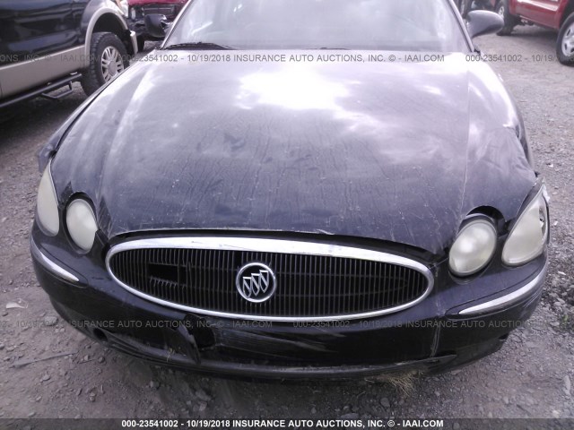 2G4WE587261284623 - 2006 BUICK LACROSSE CXS BLACK photo 6