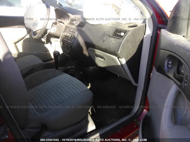 1FAHP34N87W204127 - 2007 FORD FOCUS ZX4/S/SE/SES 红色 照片 5