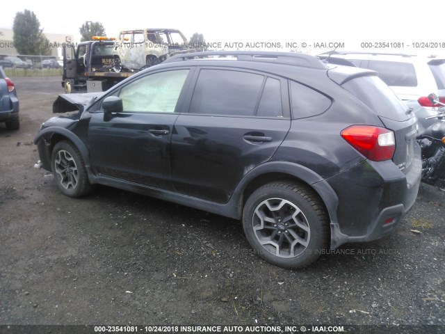 JF2GPABC7G8303393 - 2016 SUBARU CROSSTREK PREMIUM BLACK photo 3