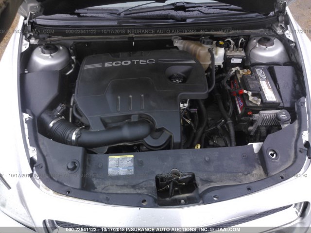 1G1ZH57B49F130855 - 2009 CHEVROLET MALIBU 1LT SILVER photo 10