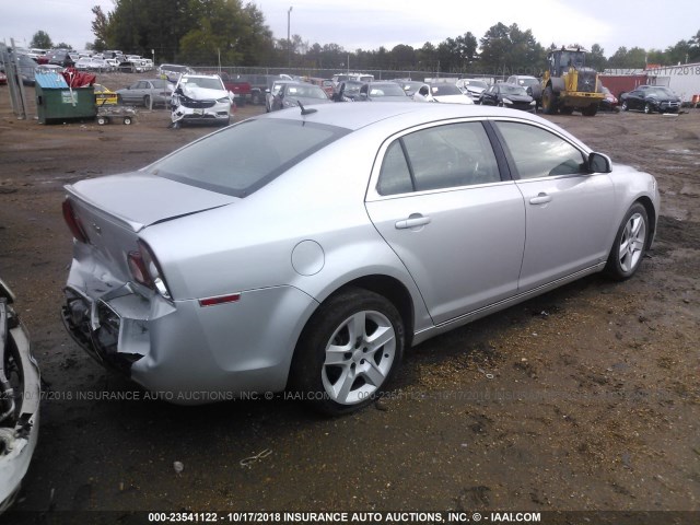 1G1ZH57B49F130855 - 2009 CHEVROLET MALIBU 1LT SILVER photo 4