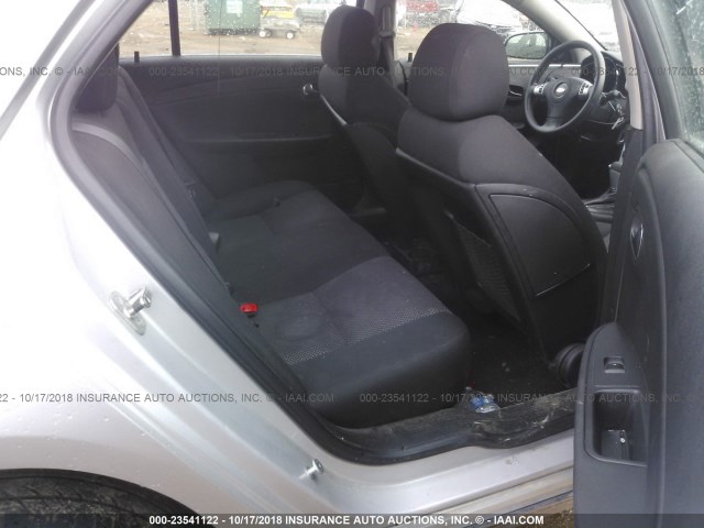 1G1ZH57B49F130855 - 2009 CHEVROLET MALIBU 1LT SILVER photo 8