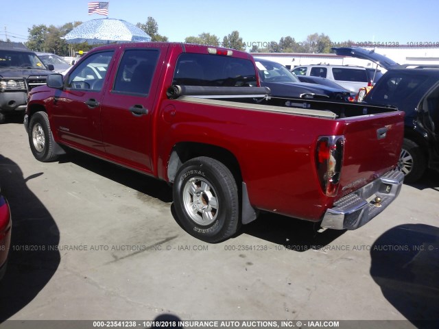 1GCCS136058170753 - 2005 CHEVROLET COLORADO MAROON photo 3