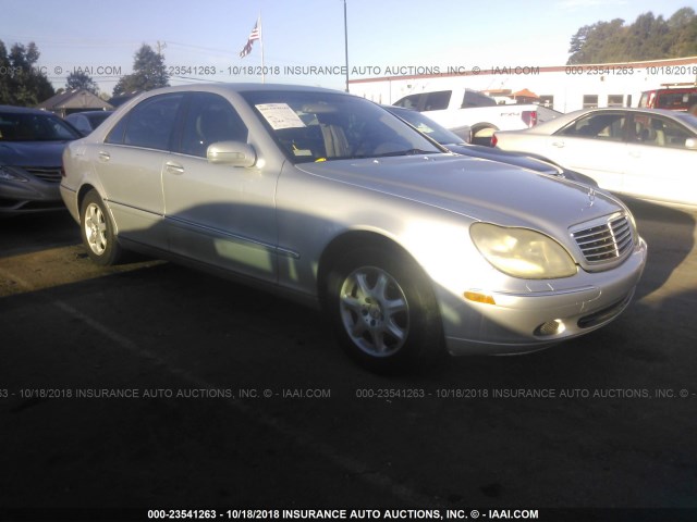 WDBNG75J42A315634 - 2002 MERCEDES-BENZ S 500 SILVER photo 1