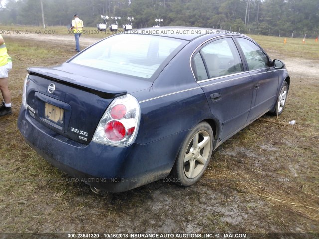 1N4BL11D75C209058 - 2005 NISSAN ALTIMA SE/SL/SE-R BLUE photo 4