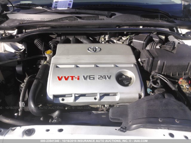 4T1BF32K85U607797 - 2005 TOYOTA CAMRY LE/XLE/SE WHITE photo 10