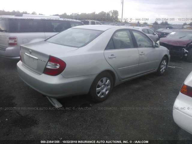 4T1BE32K62U071351 - 2002 TOYOTA CAMRY LE/XLE/SE Gümüş foto 4