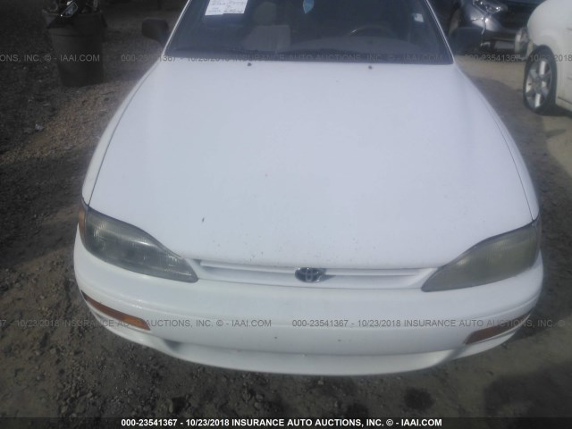 JT2BG12K9T0348577 - 1996 TOYOTA CAMRY DX/LE/XLE WHITE photo 6