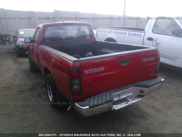 1N6DD21S5YC356968 - 2000 NISSAN FRONTIER XE RED photo 3