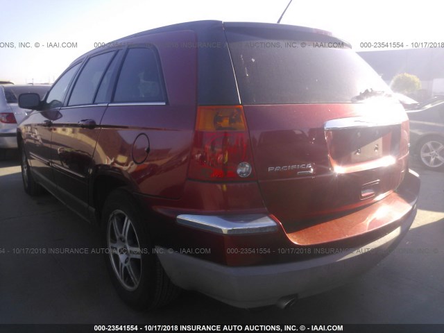 2A8GM68XX7R248207 - 2007 CHRYSLER PACIFICA TOURING RED photo 3