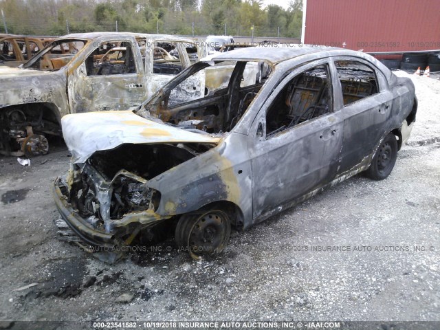 KL1TD566X7B157065 - 2007 CHEVROLET AVEO LS BROWN photo 2