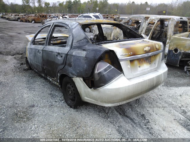 KL1TD566X7B157065 - 2007 CHEVROLET AVEO LS BROWN photo 3