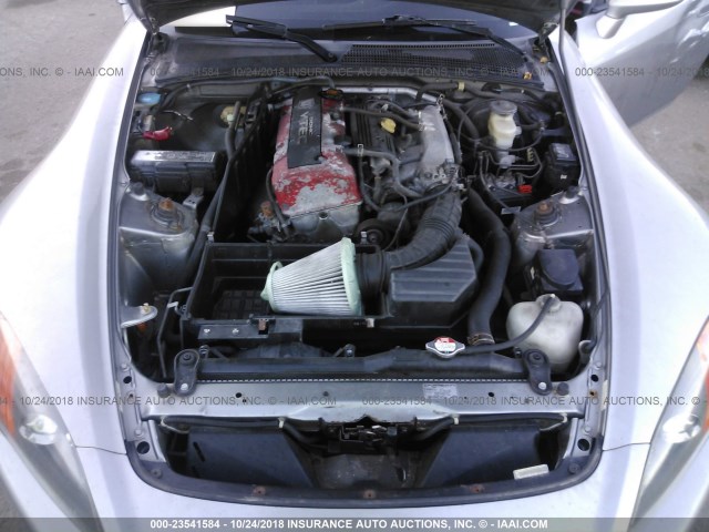 JHMAP114XYT004783 - 2000 HONDA S2000 GRAY photo 10