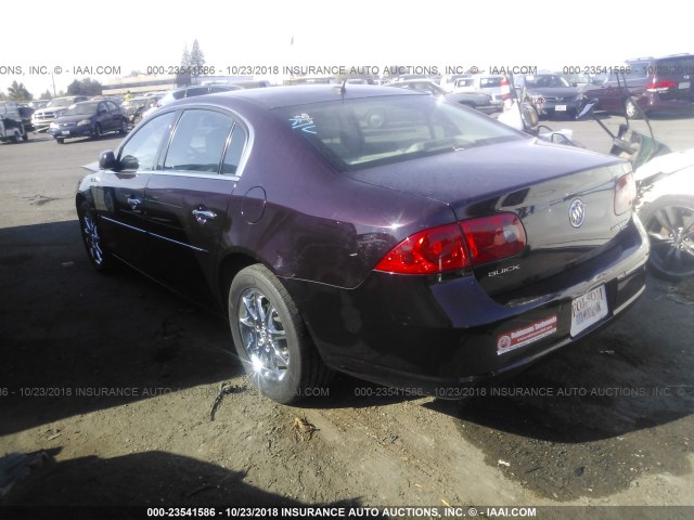 1G4HD57268U132434 - 2008 BUICK LUCERNE CXL PURPLE photo 3