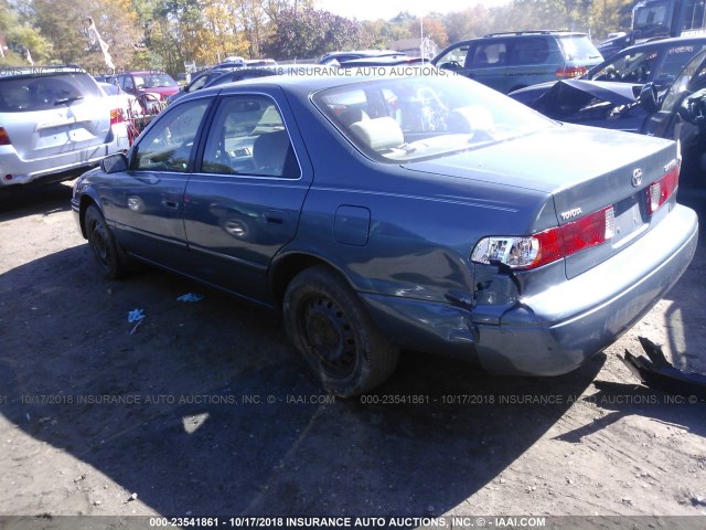 4T1BG22K41U860682 - 2001 TOYOTA CAMRY CE/LE/XLE 蓝色 照片 3