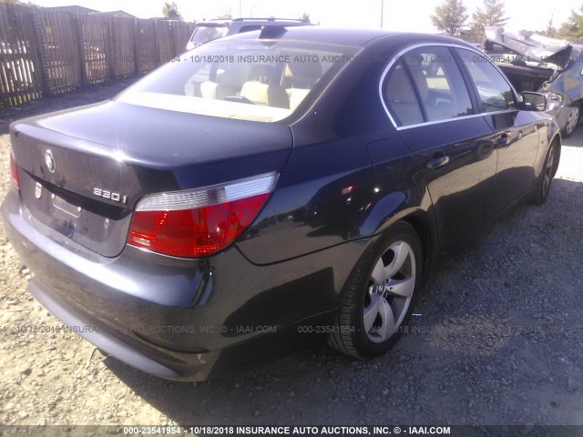 WBANA73594B061597 - 2004 BMW 530 I BLUE photo 4