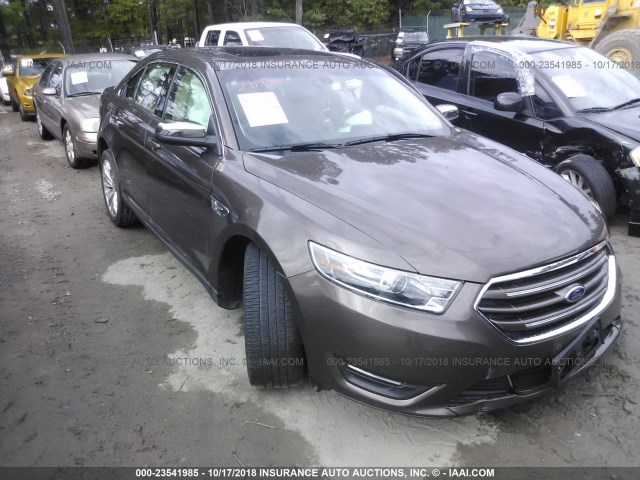 1FAHP2F89GG110866 - 2016 FORD TAURUS LIMITED BROWN photo 1