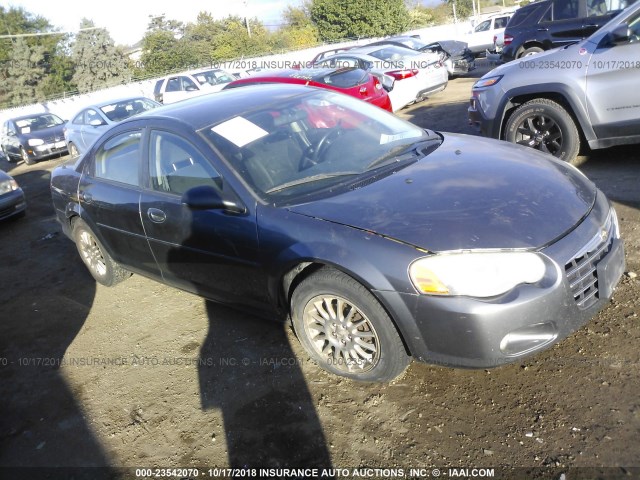 1C3EL56R45N658791 - 2005 CHRYSLER SEBRING TOURING GRAY photo 1