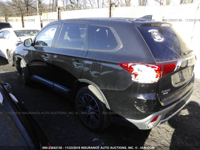 JA4AZ3A38HZ027646 - 2017 MITSUBISHI OUTLANDER SE/SEL BLACK photo 3