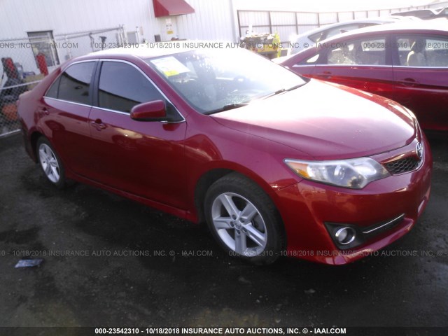4T1BF1FK6CU583043 - 2012 TOYOTA CAMRY SE/LE/XLE წითელი ფოტო 1