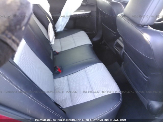 4T1BF1FK6CU583043 - 2012 TOYOTA CAMRY SE/LE/XLE წითელი ფოტო 8