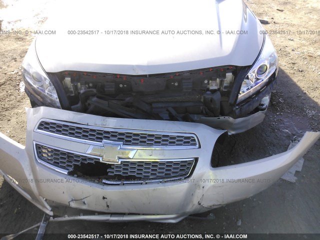 1G11J5SX6DF215788 - 2013 CHEVROLET MALIBU LTZ 金色 照片 6
