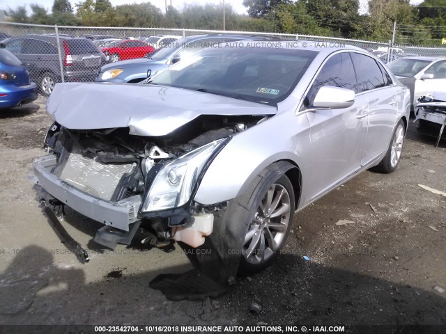 2G61T5S34D9237931 - 2013 CADILLAC XTS PREMIUM COLLECTION SILVER photo 2
