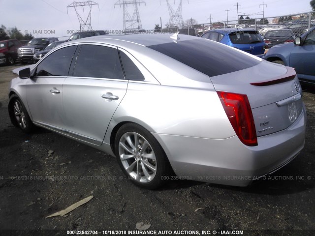 2G61T5S34D9237931 - 2013 CADILLAC XTS PREMIUM COLLECTION SILVER photo 3