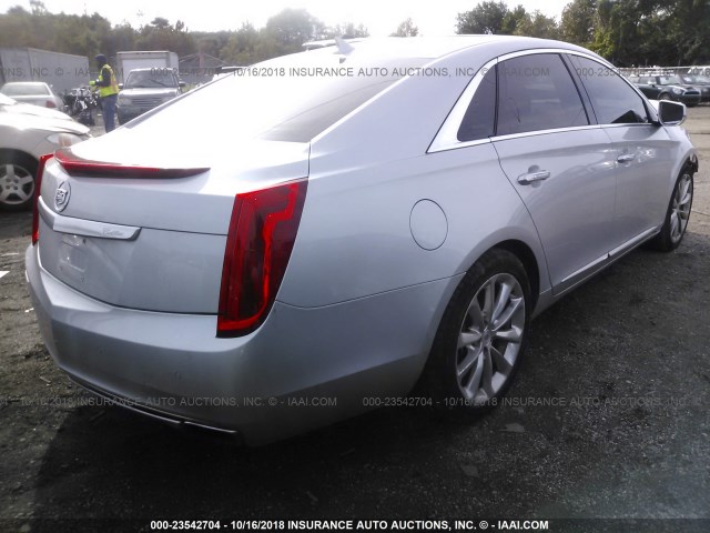 2G61T5S34D9237931 - 2013 CADILLAC XTS PREMIUM COLLECTION SILVER photo 4
