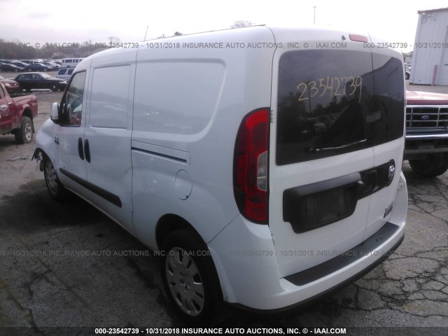 ZFBERFBT3F6A78497 - 2015 RAM PROMASTER CITY SLT WHITE photo 3