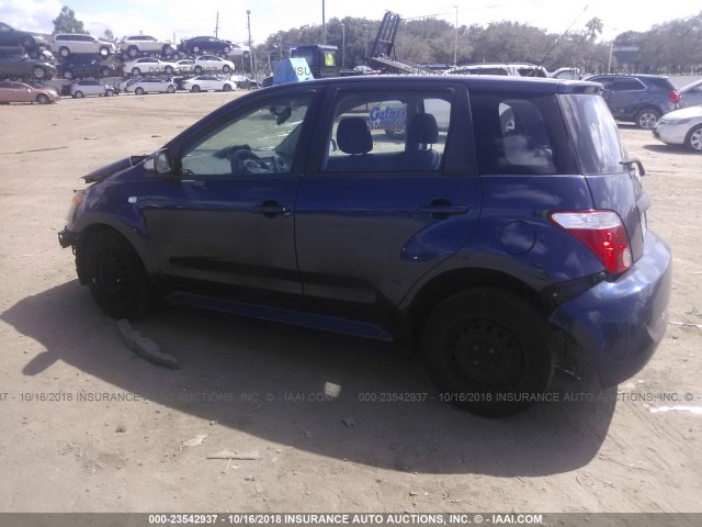 JTKKT624865021153 - 2006 TOYOTA SCION XA BLUE photo 3