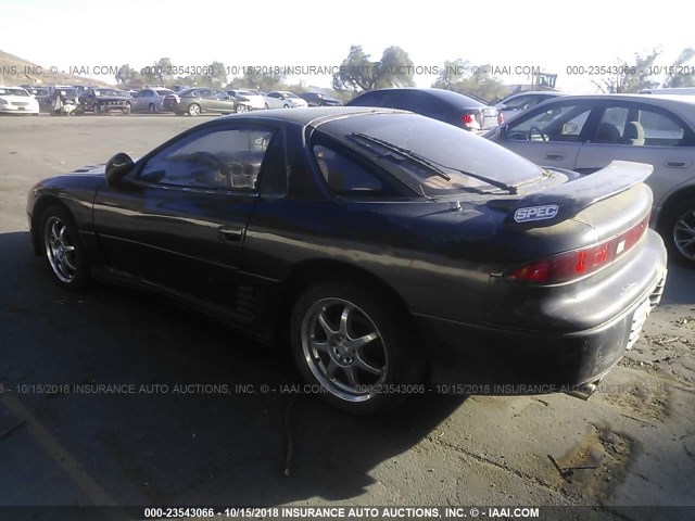 JA3XD64B9MY012655 - 1991 MITSUBISHI 3000 GT SL BLACK photo 3