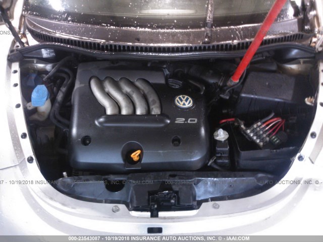 3VWBB61C8WM012267 - 1998 VOLKSWAGEN NEW BEETLE 银色 照片 10