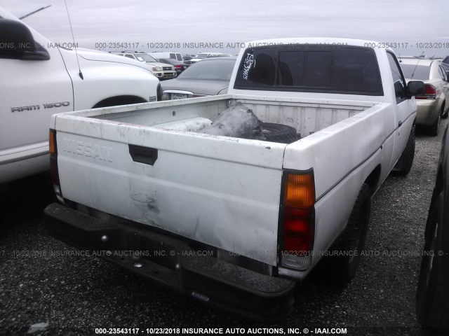 1N6SD16S2MC394615 - 1991 NISSAN TRUCK KING CAB WHITE photo 4