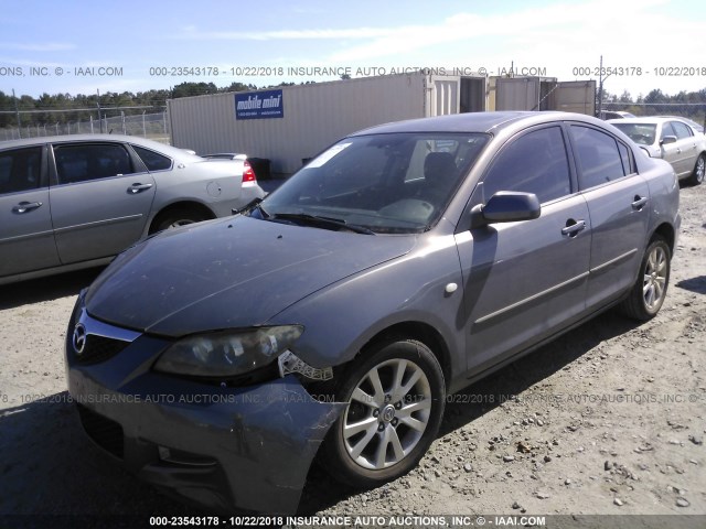 JM1BK12FX71694680 - 2007 MAZDA 3 I GRAY photo 2