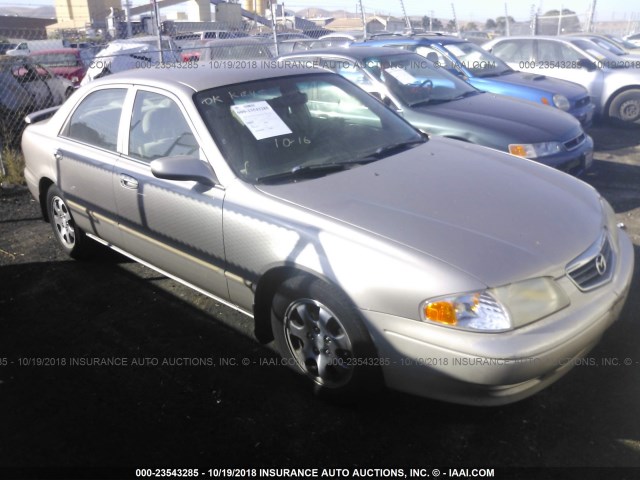 1YVGF22E525264509 - 2002 MAZDA 626 LX BEIGE photo 1