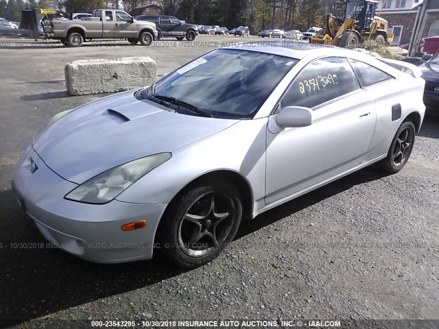 JTDDY32T320057458 - 2002 TOYOTA CELICA GT-S SILVER photo 2