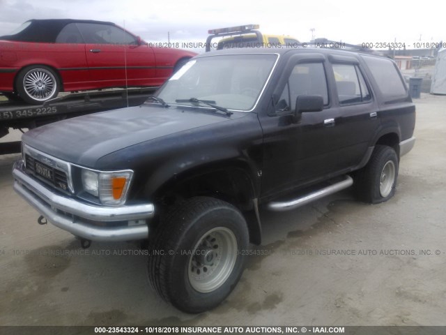 JT3VN29V4M0007562 - 1991 TOYOTA 4RUNNER VN29 SR5 BLACK photo 2