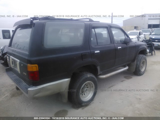 JT3VN29V4M0007562 - 1991 TOYOTA 4RUNNER VN29 SR5 BLACK photo 4