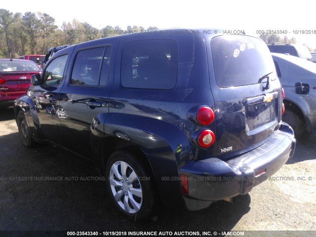 3GNCA13BX9S633888 - 2009 CHEVROLET HHR LS Mavi foto 3