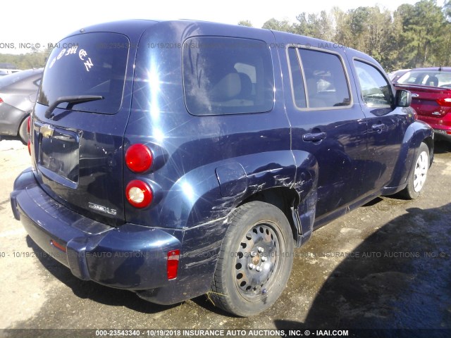 3GNCA13BX9S633888 - 2009 CHEVROLET HHR LS Mavi foto 4